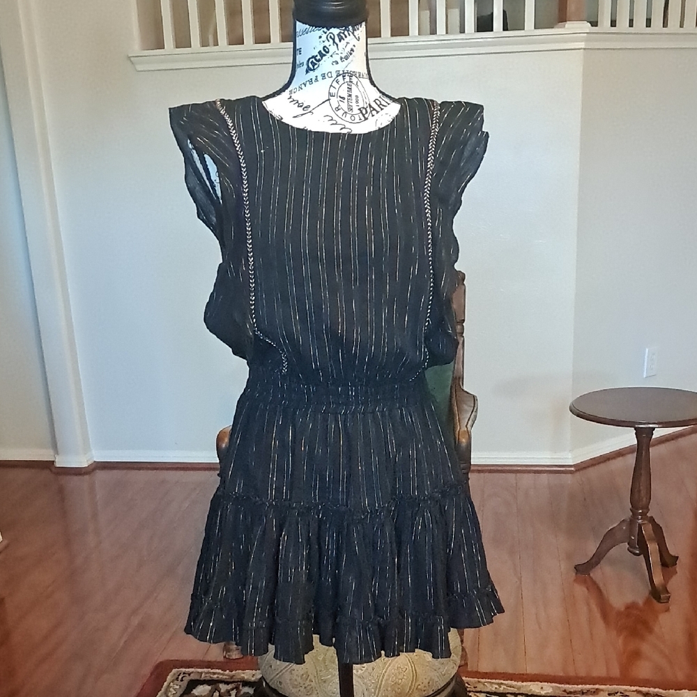 Misa Los Angeles Black Mini Dress